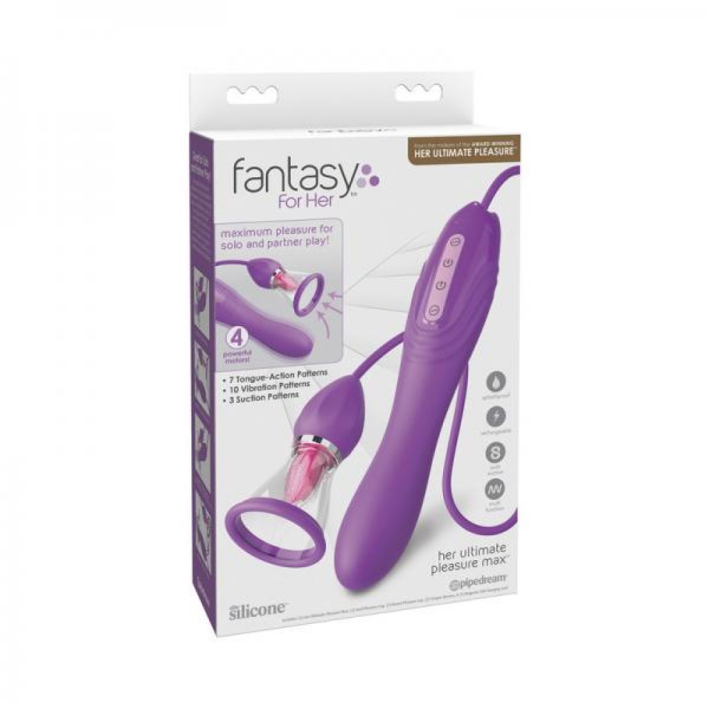 Fantasy For Her's Ultimate Pleasure Max - Purple