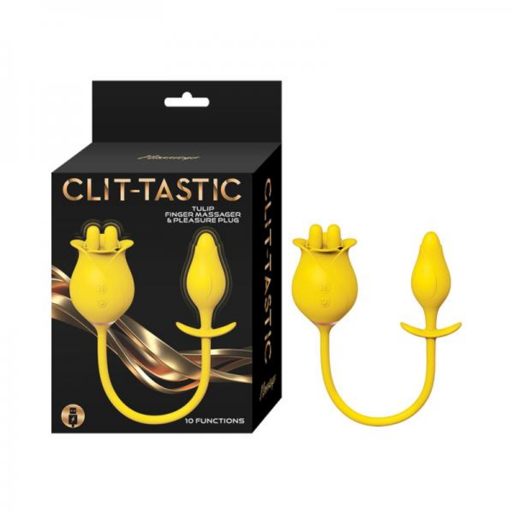 Clit-tastic Tulip Finger Massager & Pleasure Plug