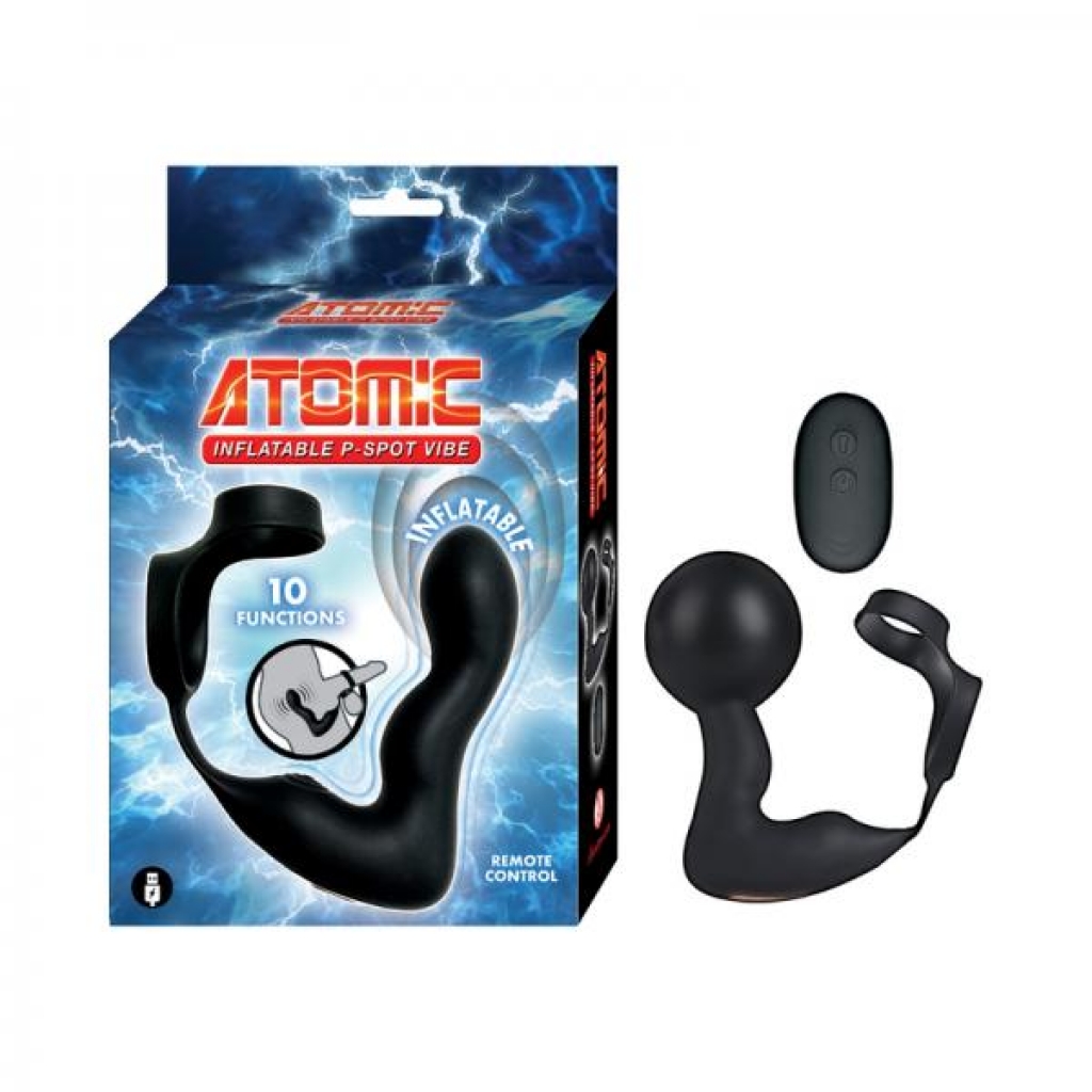 Atomic Inflatable P-Spot Vibe - Black