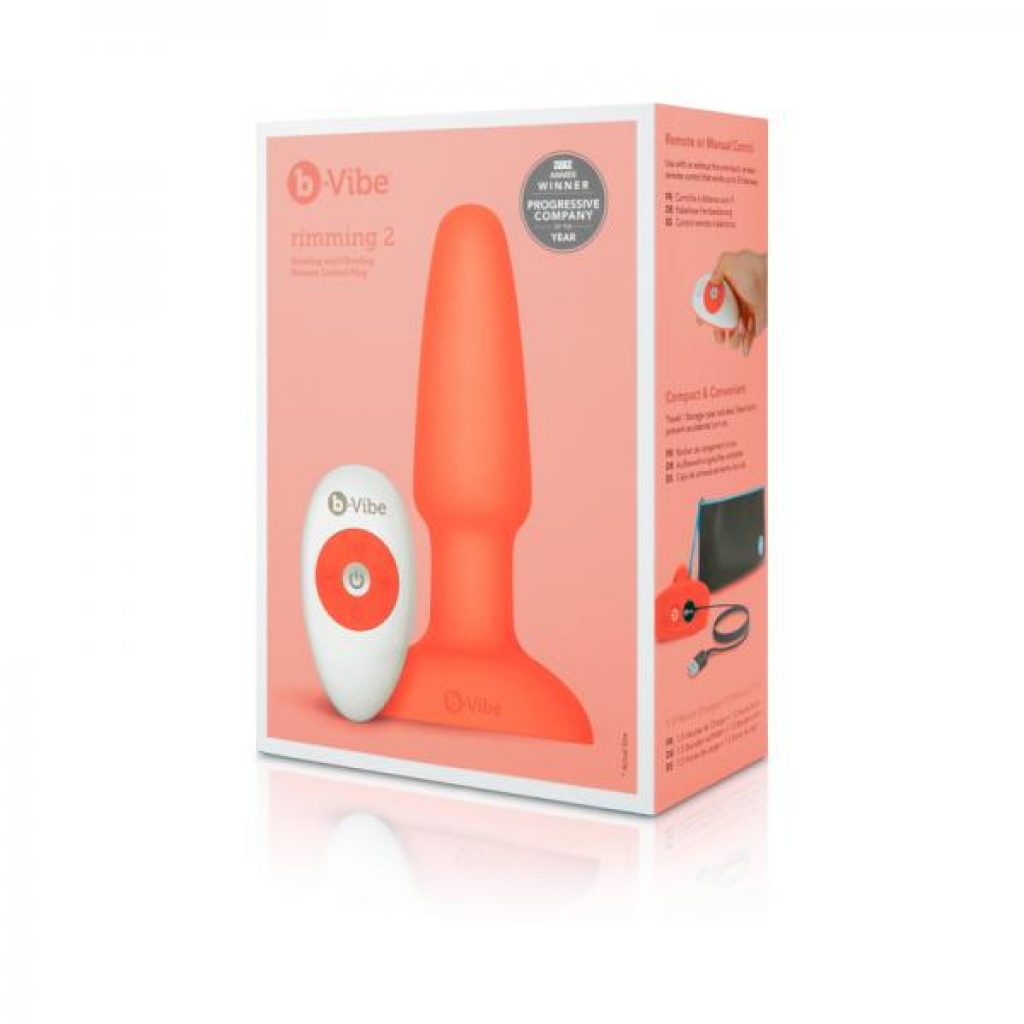 B-Vibe Rimming Plug 2 - Orange