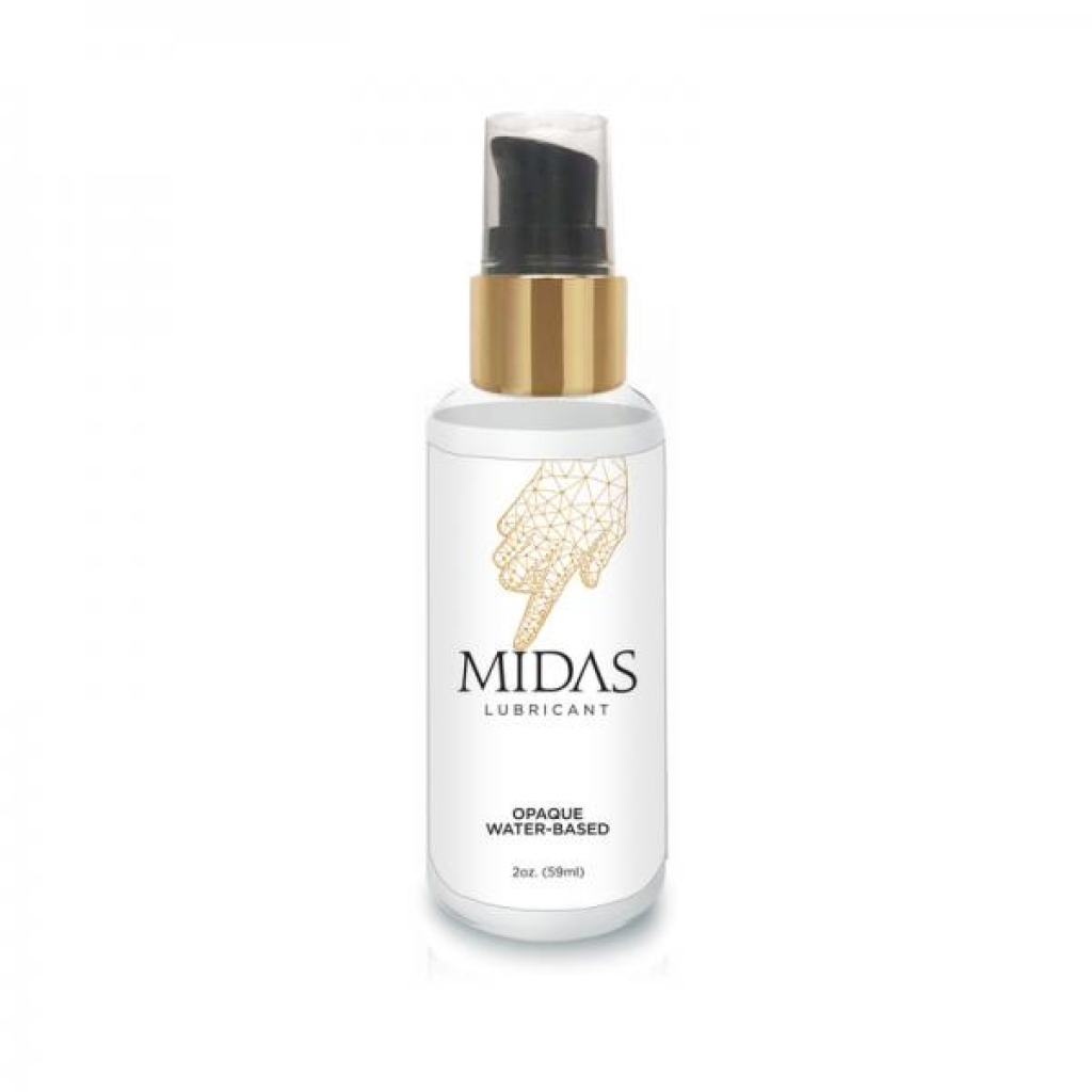 Midas Opaque Water-based Lubricant - Luxurious 2 Oz.