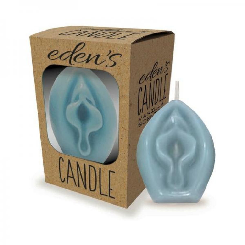 Eden's Vagina Candle - Blue Vanilla Scented