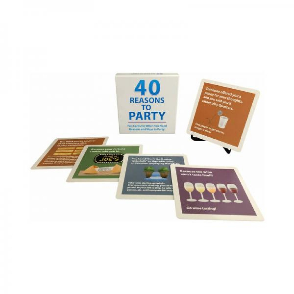 40 Reasons To Party Cards