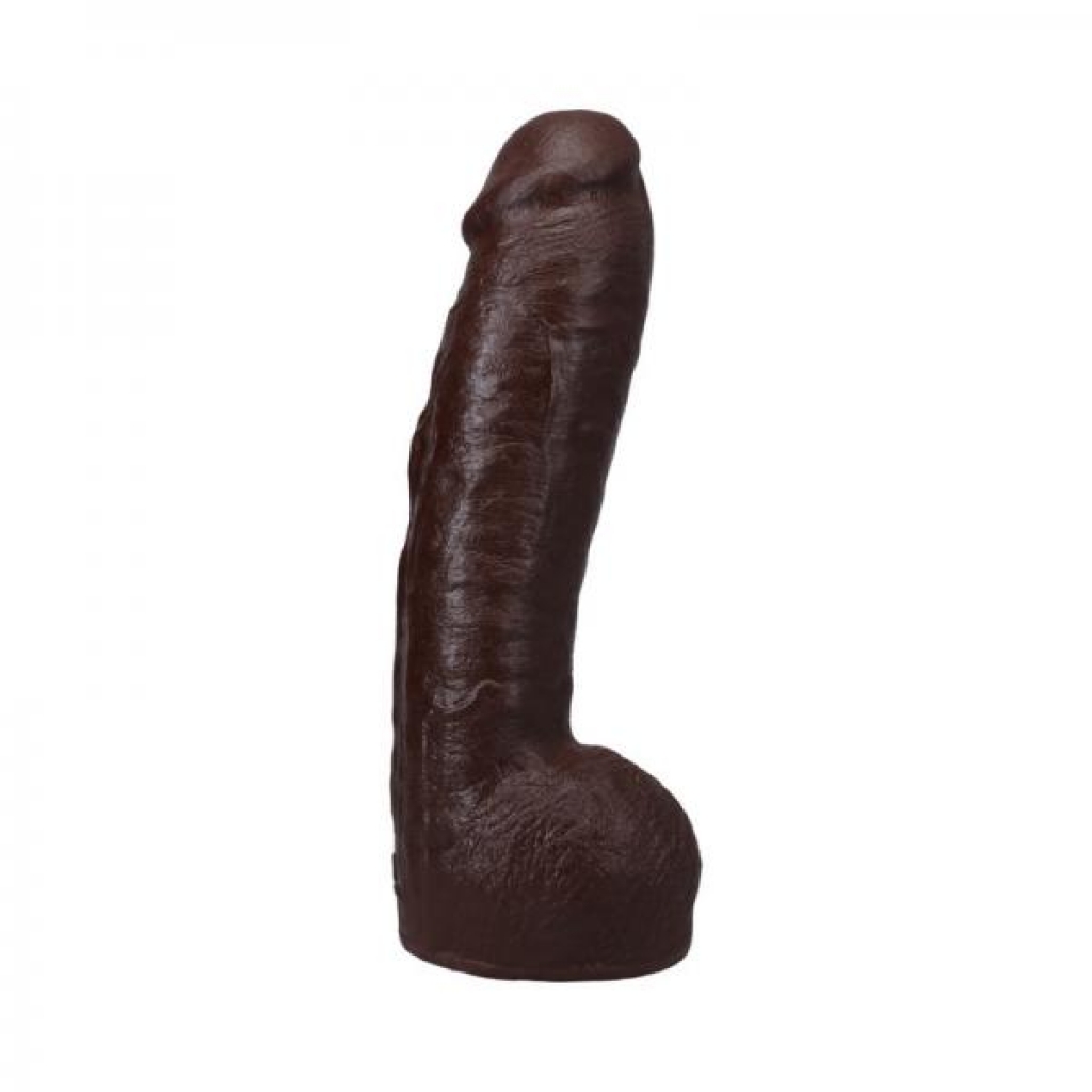 12-Inch Chocolate Realistic Cock - Squirting Feature