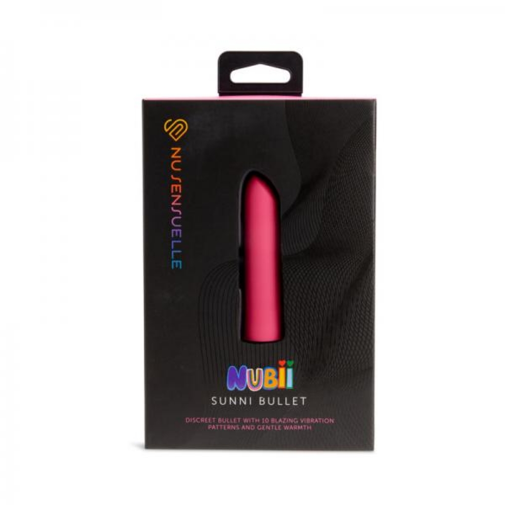 Nu Sensuelle Sunni Nubii Warming Bullet - Pink