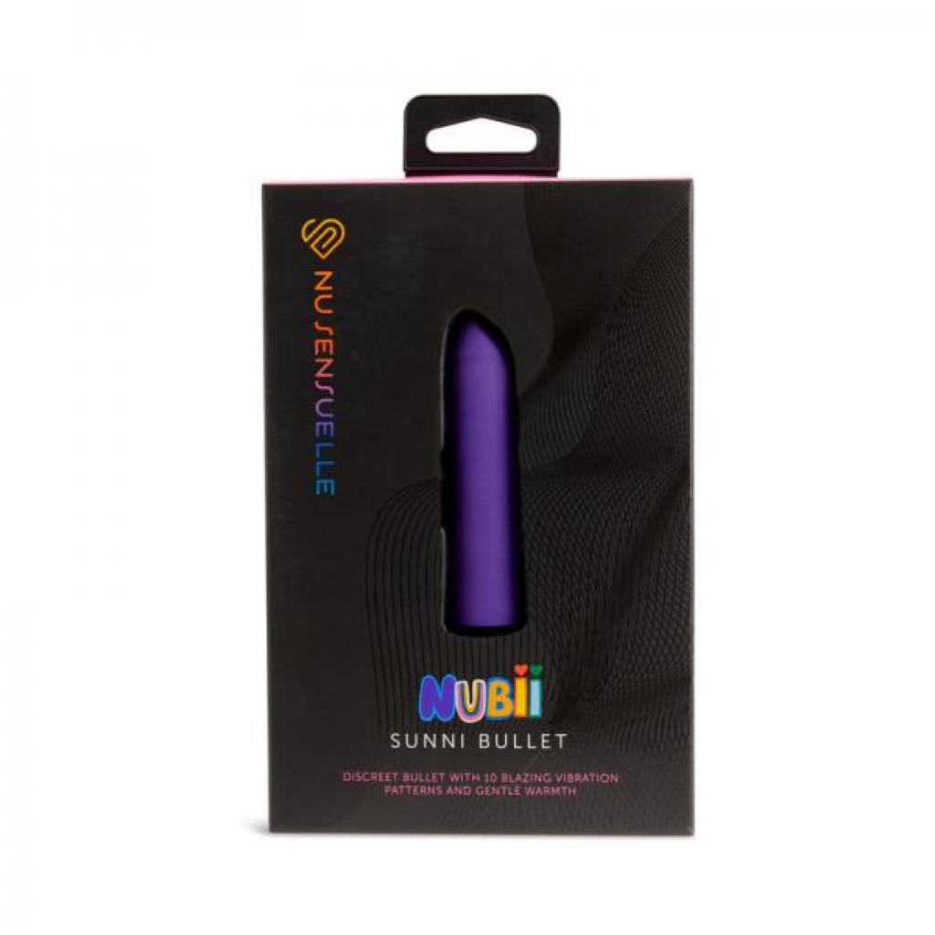 Nu Sensuelle Sunni Nubii Warming Bullet in Purple