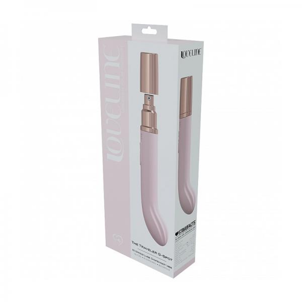 Loveline Traveler G-Spot Silicone Vibrator - Pink