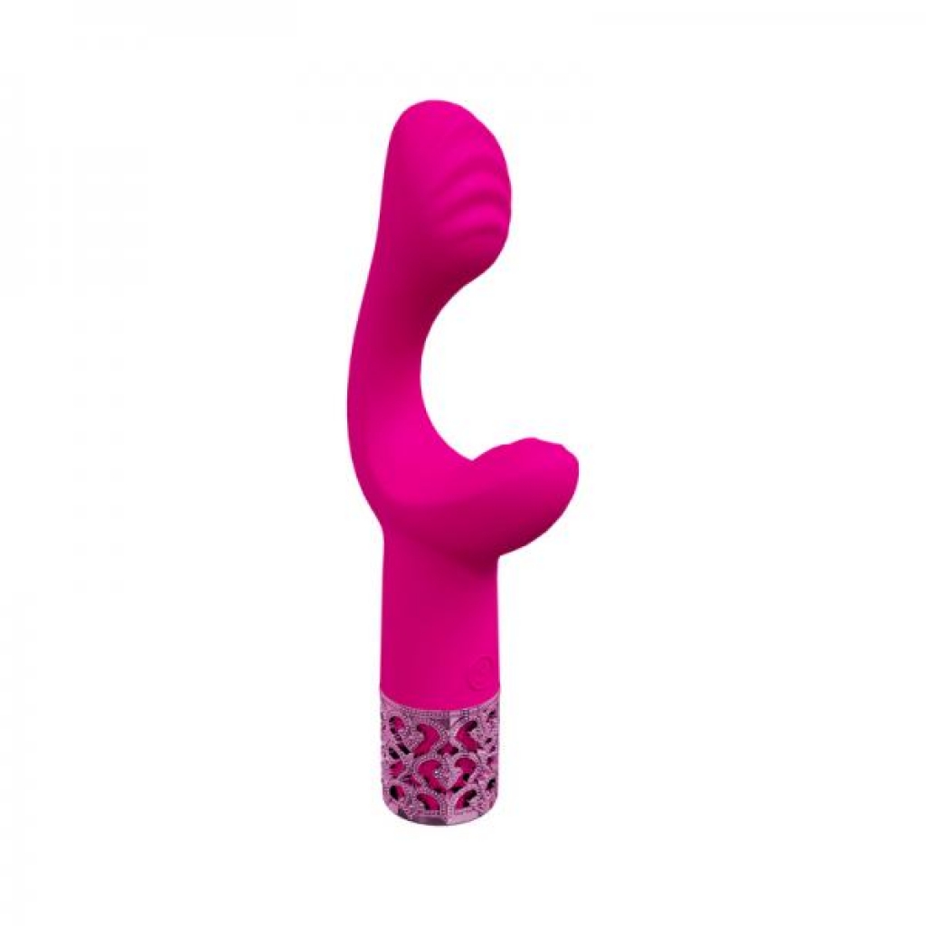 Royal Gems Majestic Rechargeable Vibrator - Pink