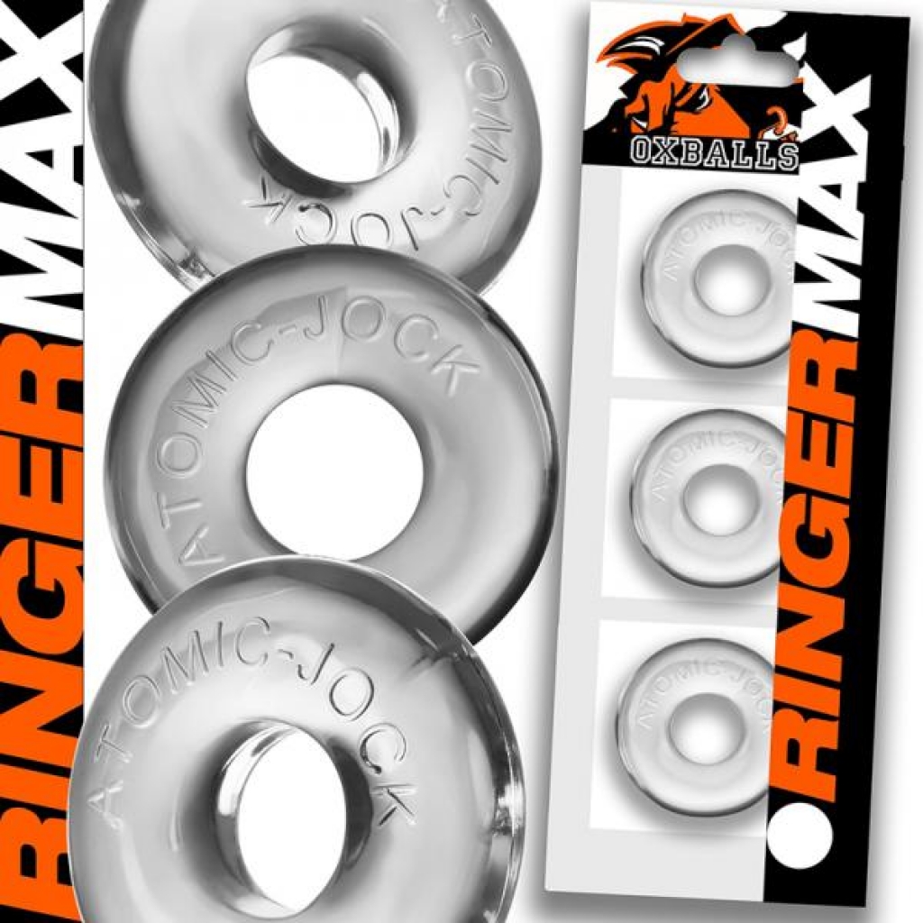 Oxballs Ringer Max 3-Pack - Clear