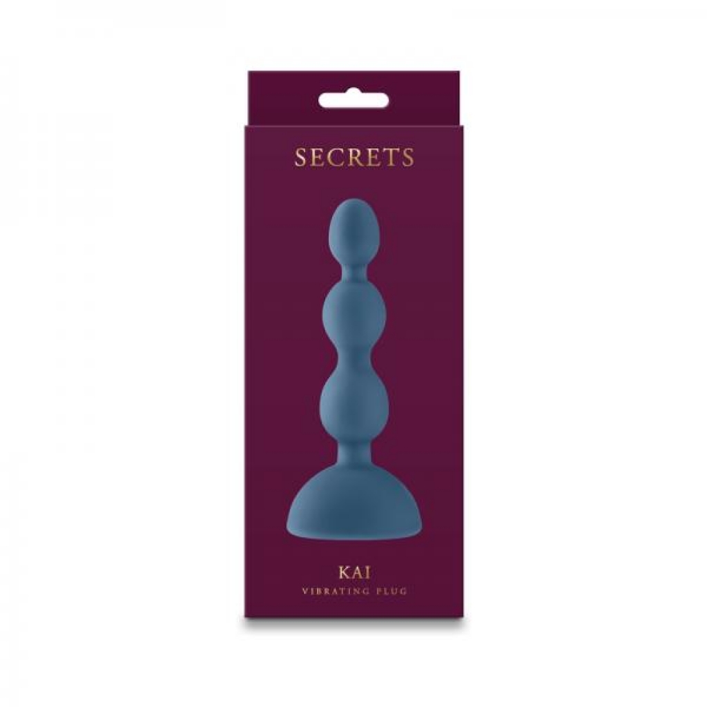 Secrets Kai Vibrating Anal Plug - Dark Teal