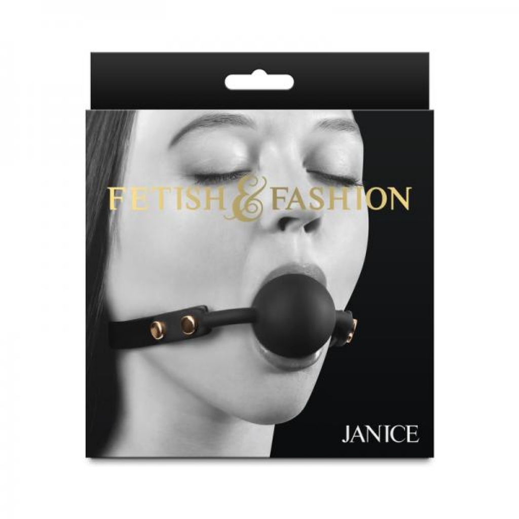 Fetish & Fashion Janice Ball Gag in Black