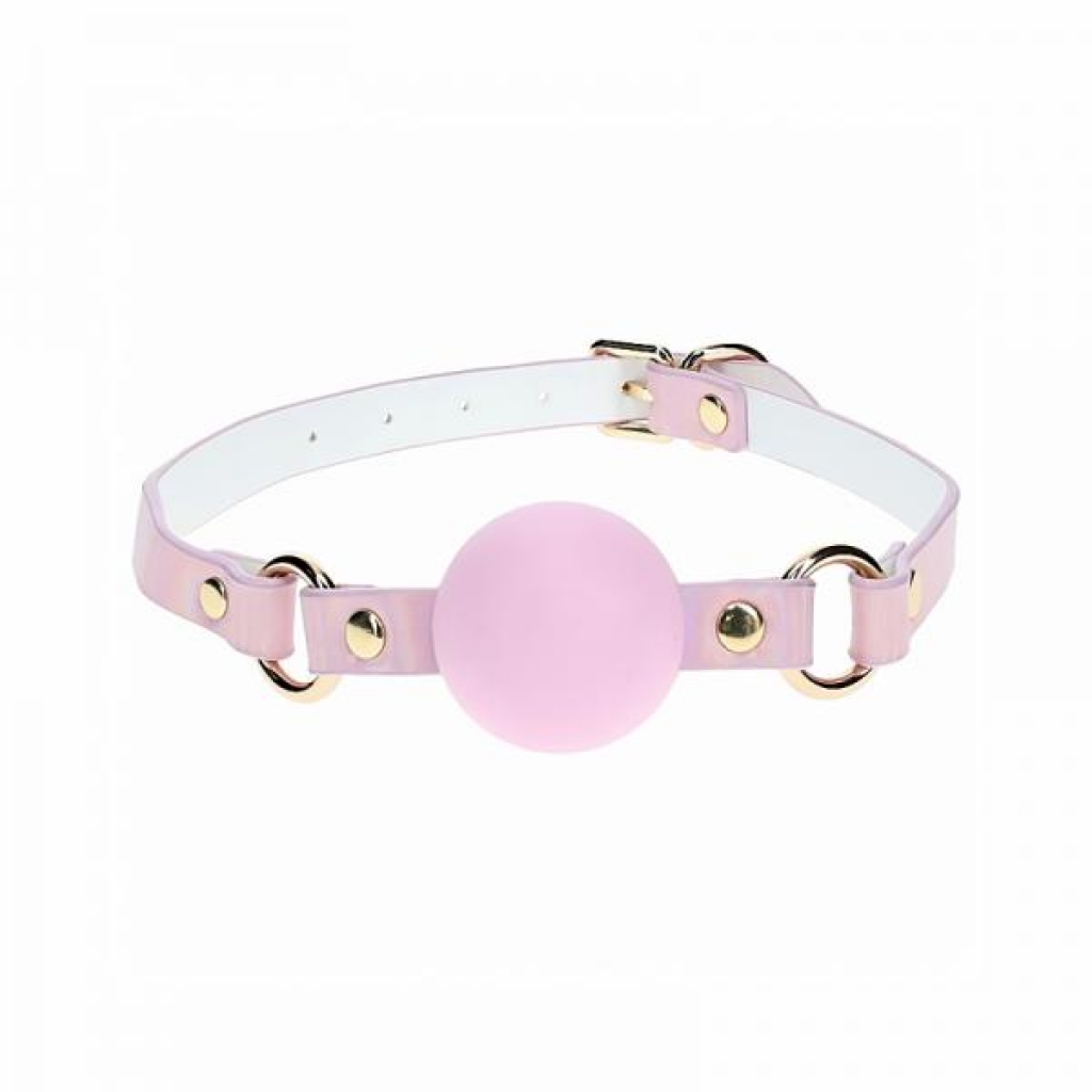 Ouch! Paris Collection Silicone Ball Gag - Pink