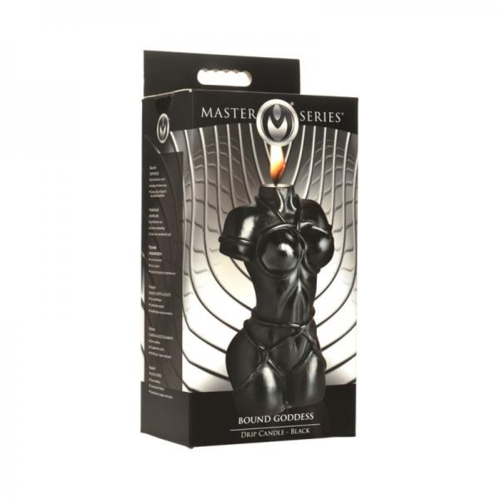 Master Series Bound Goddess Drip Candle - Black