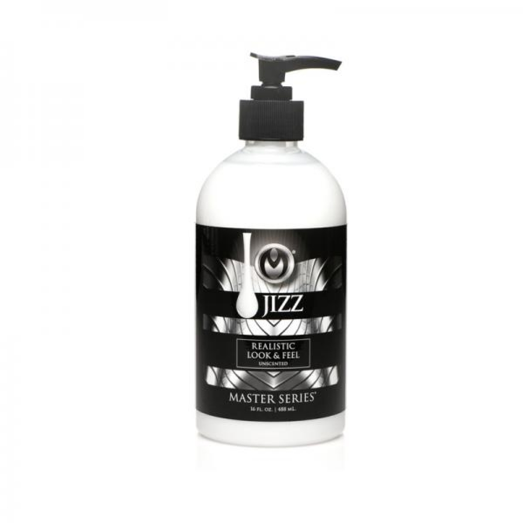 Master Series Unscented Water-based Jizz Lubricant - 16 Oz.