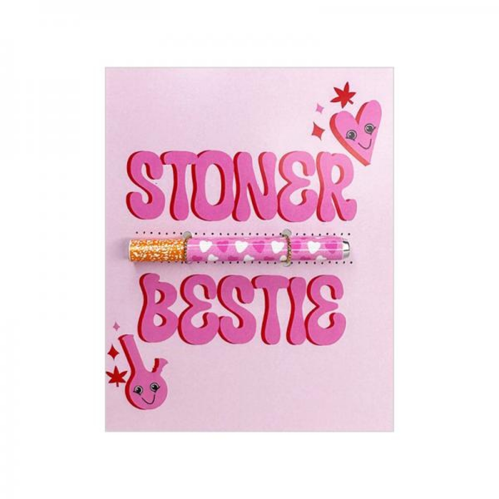 Stoner Besties Winking Bong Greeting Card