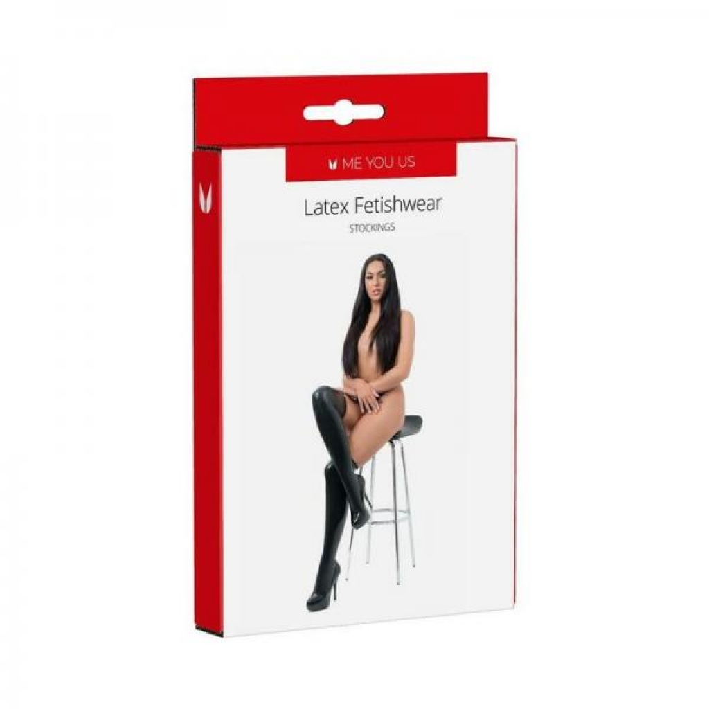 Me You Us Latex Stockings - Small