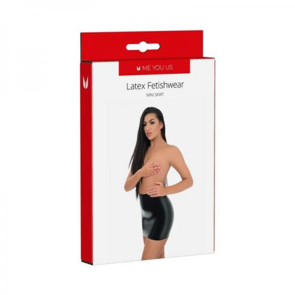 Me You Us Latex Mini Skirt - Seductive Style