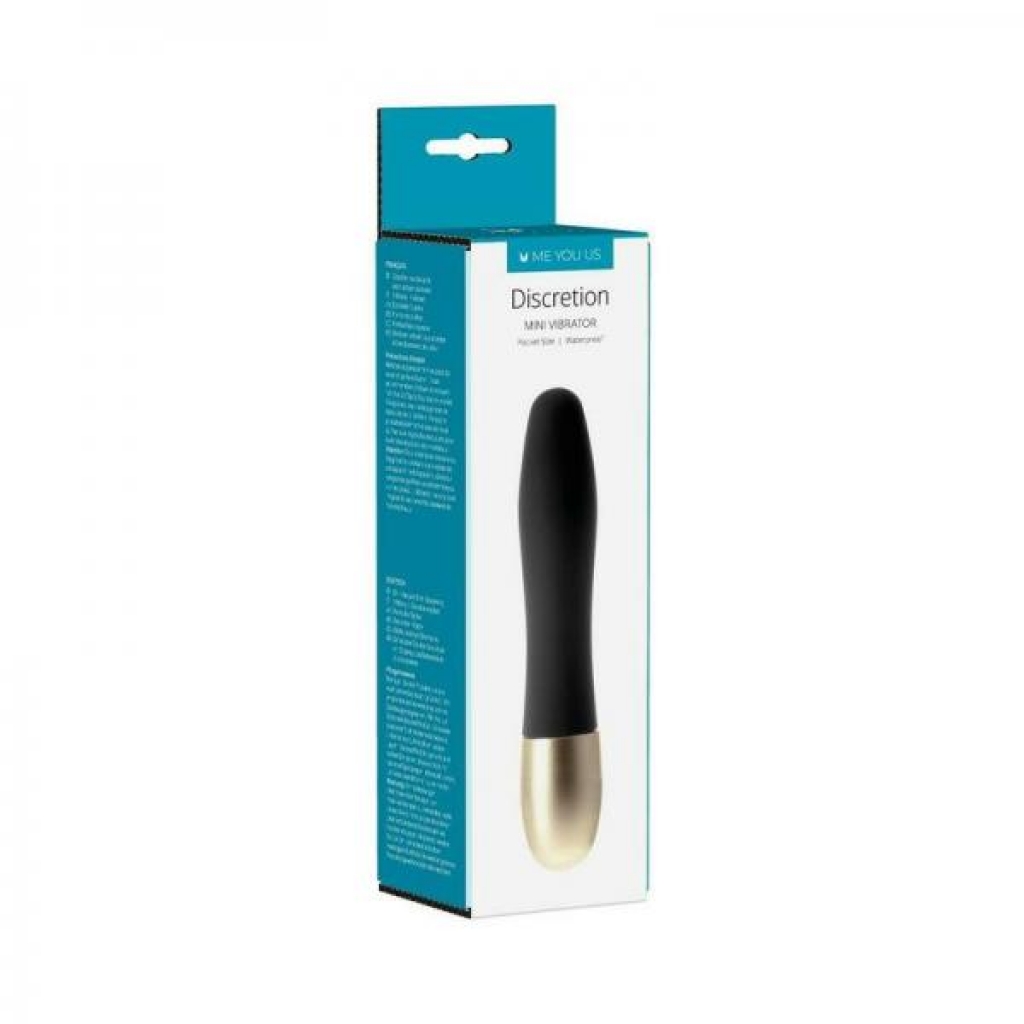 Me You Us Discretion Bullet Vibrator - Black