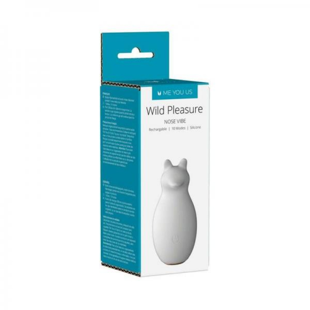 Me You Us Wild Pleasure Vibrator - White