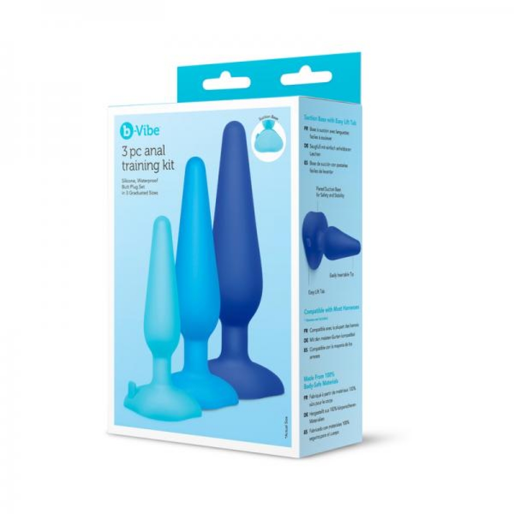 B-vibe 3-Piece Anal Plug Training Kit