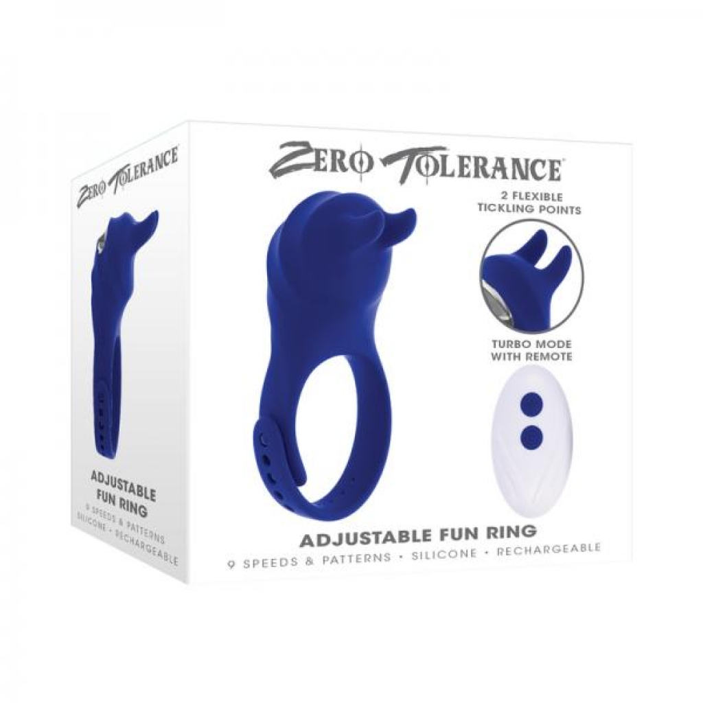 Zero Tolerance Adjustable Fun Ring - Rechargeable