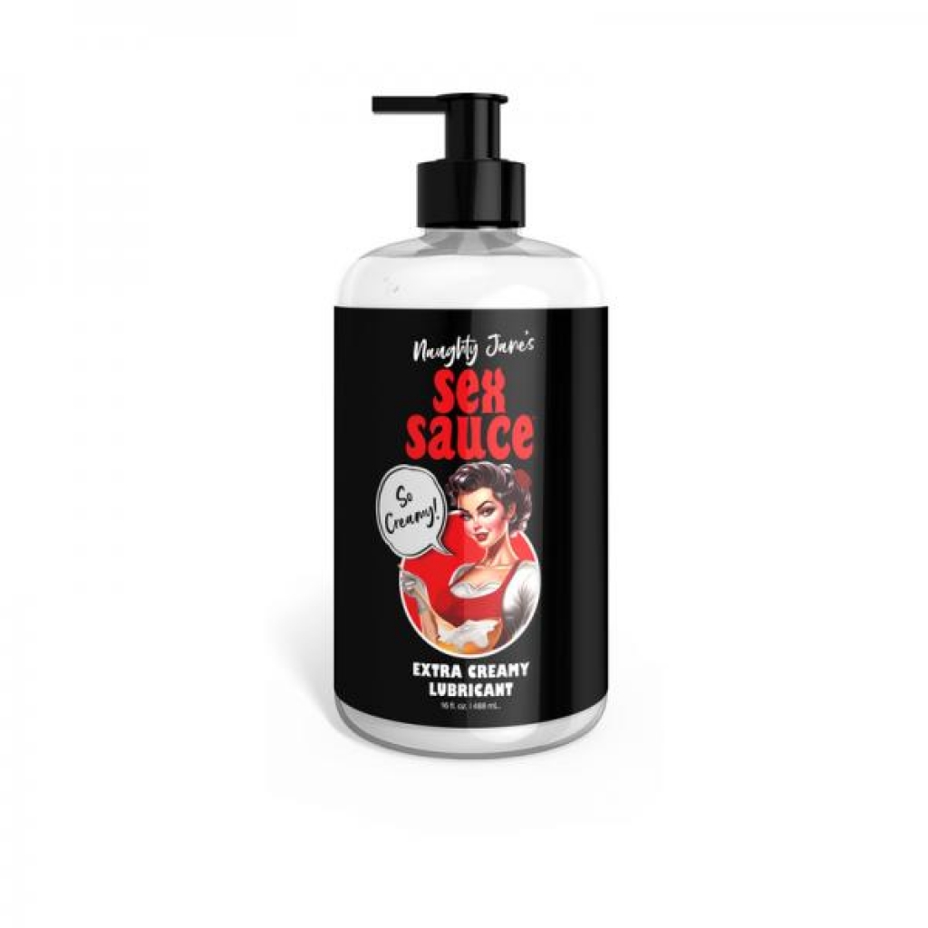 Naughty Jane's Extra Creamy Sex Sauce Lubricant - 16 Oz