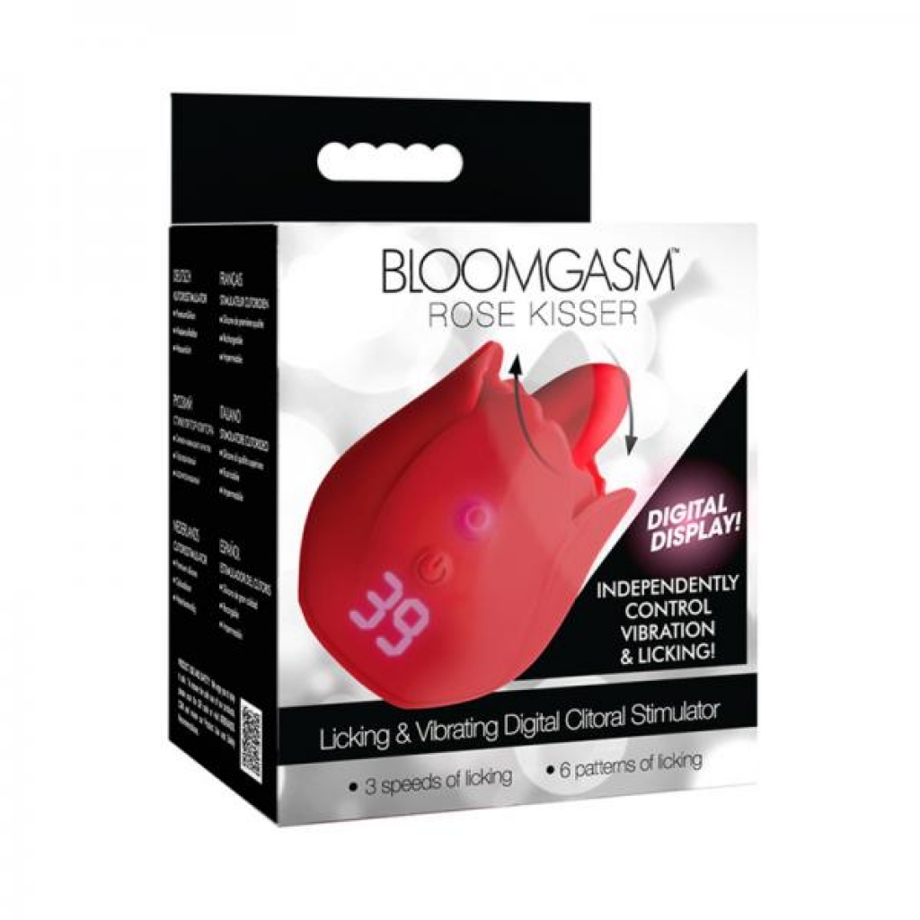 Bloomgasm Rose Kisser Licking & Vibrating Clitoral Stimulator