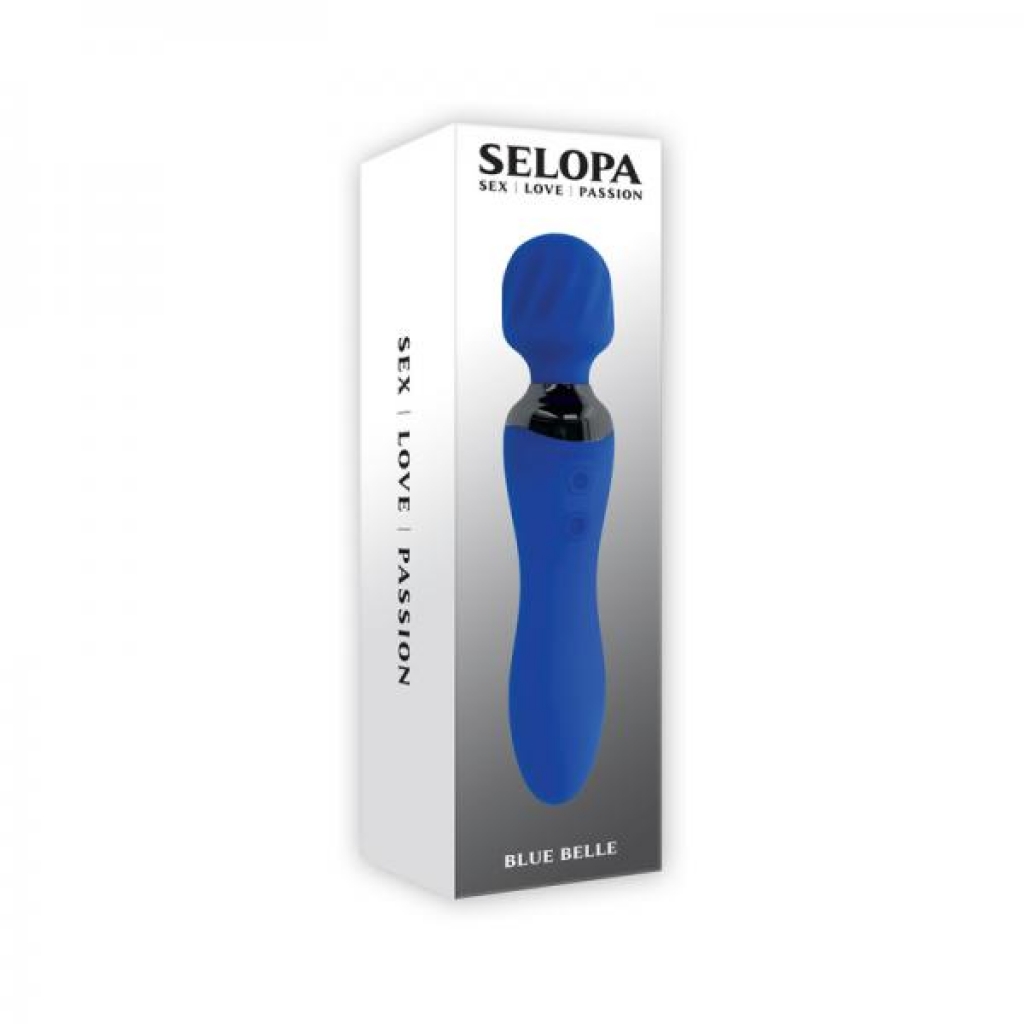 Selopa Blue Belle Rechargeable Dual-ended Wand Vibrator