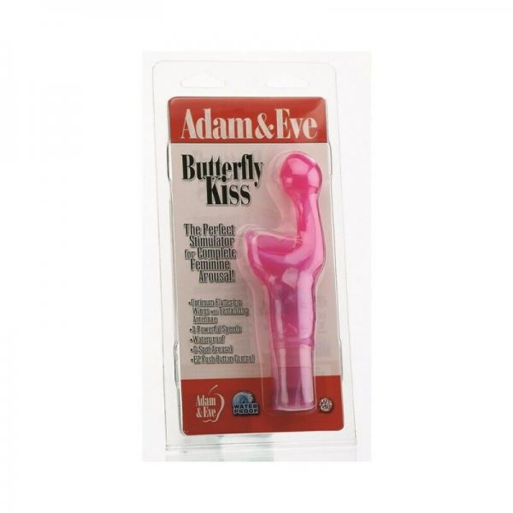 Adam & Eve Butterfly Kiss Vibrator in Pink