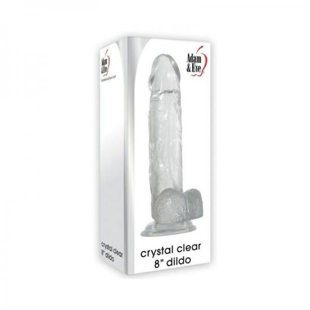 Adam & Eve Crystal Clear 8 In. Dildo