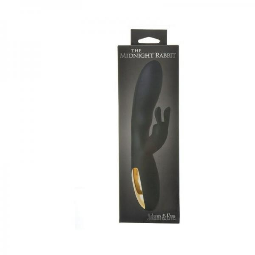 Adam & Eve Rechargeable Midnight Rabbit Vibrator