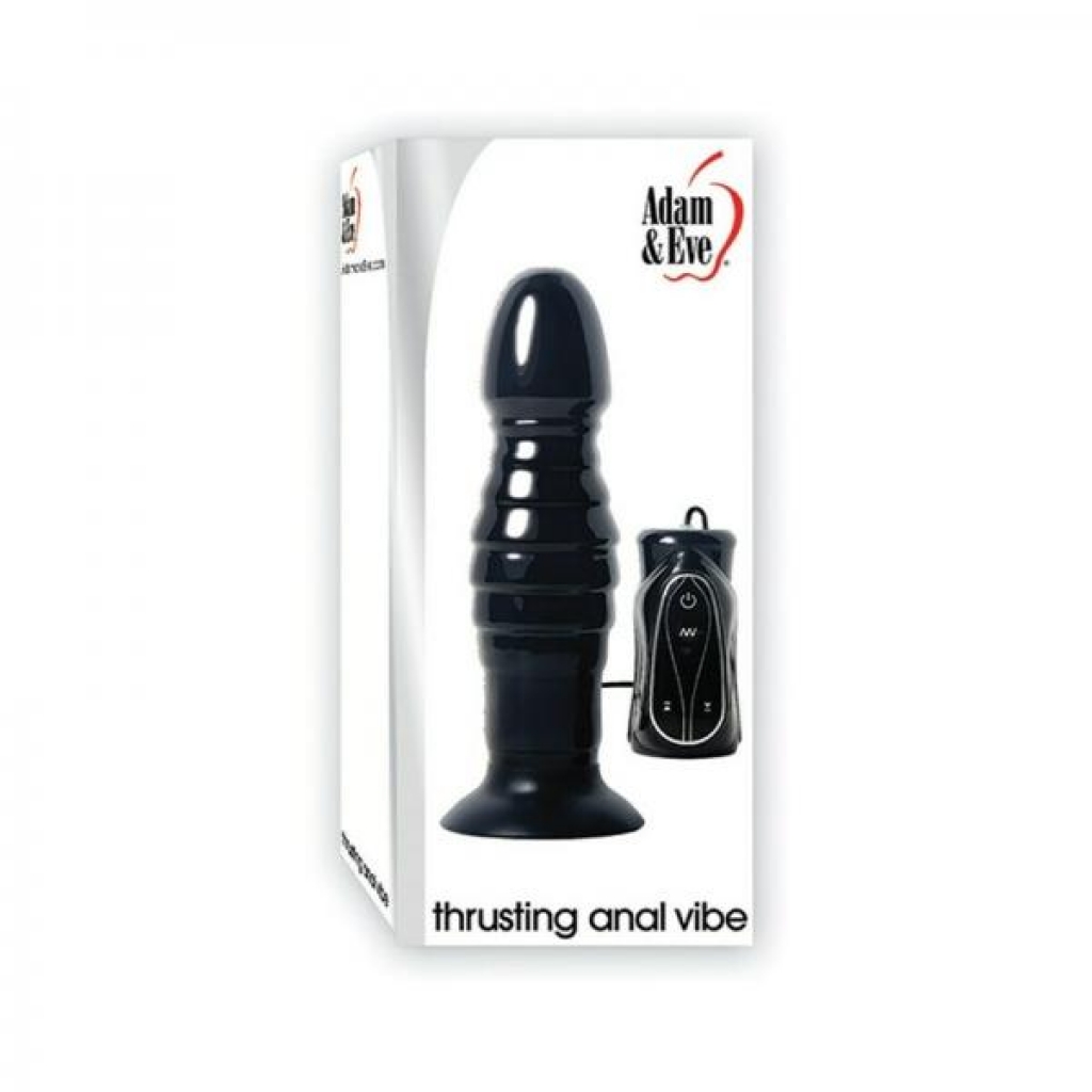 Adam & Eve Thrusting Anal Vibe - Black