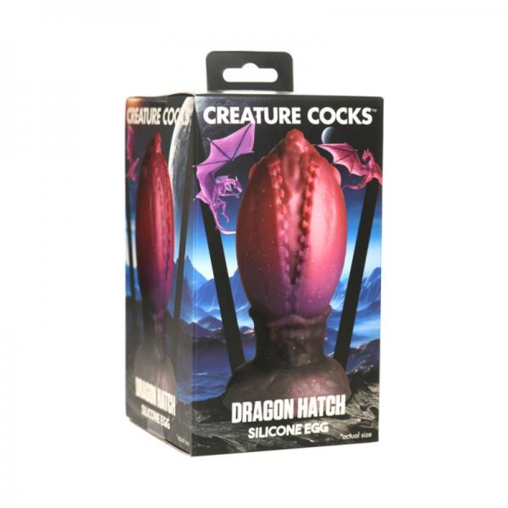 Creature Cocks: Dragon Hatch Premium Silicone Egg - Large