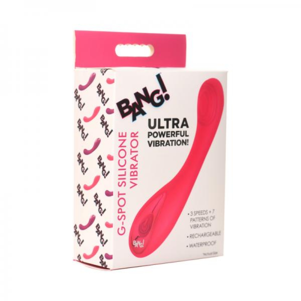 Bang! G-Spot Silicone Vibrator - Pink