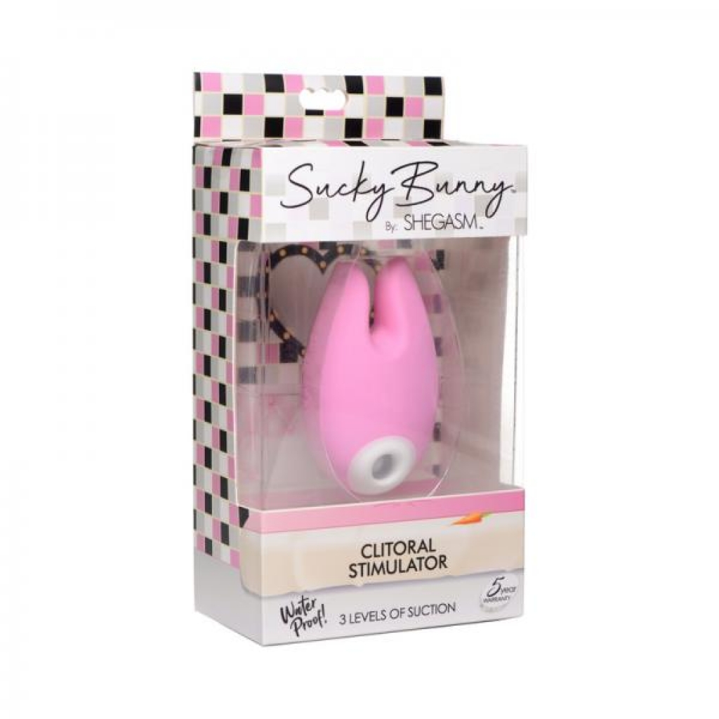 Shegasm Sucky Bunny Clitoral Stimulator - Pink