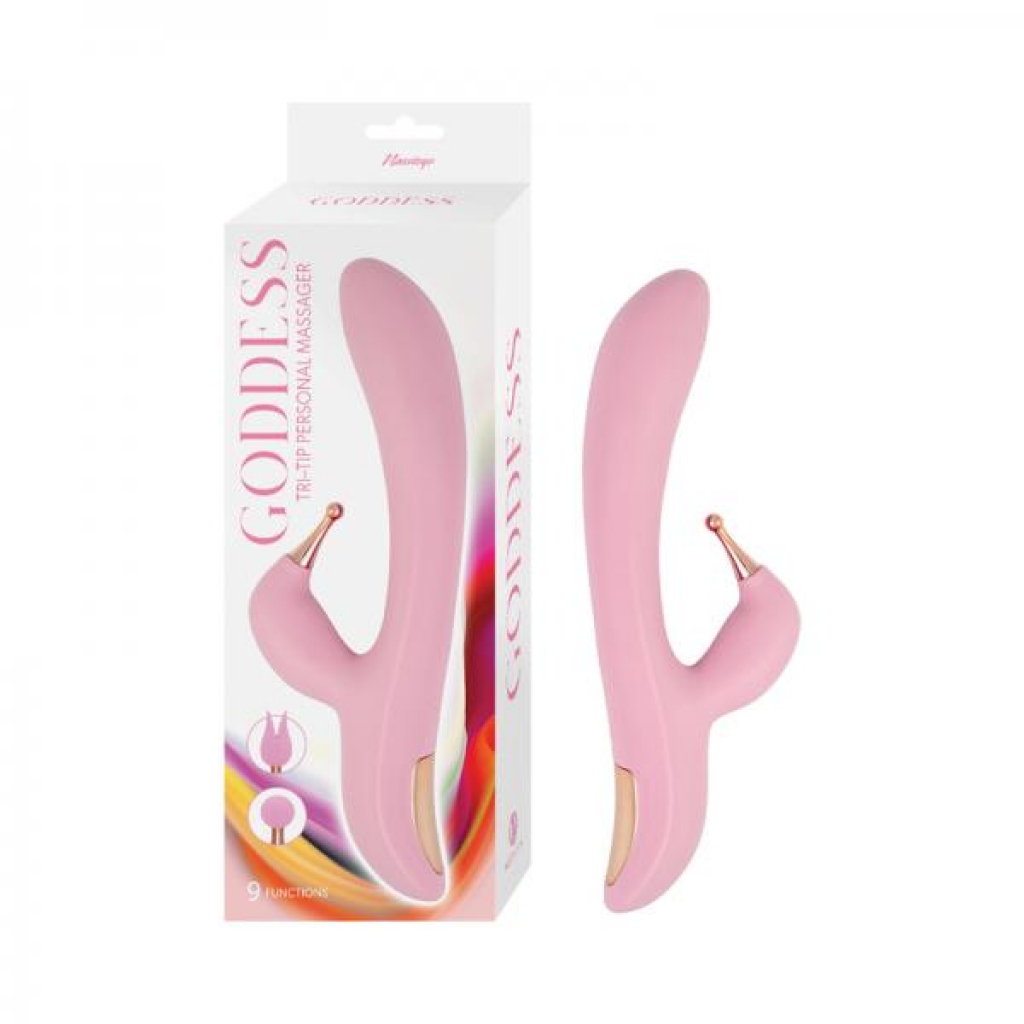 Goddess Tri-Tip Personal Massager - Pink Perfection