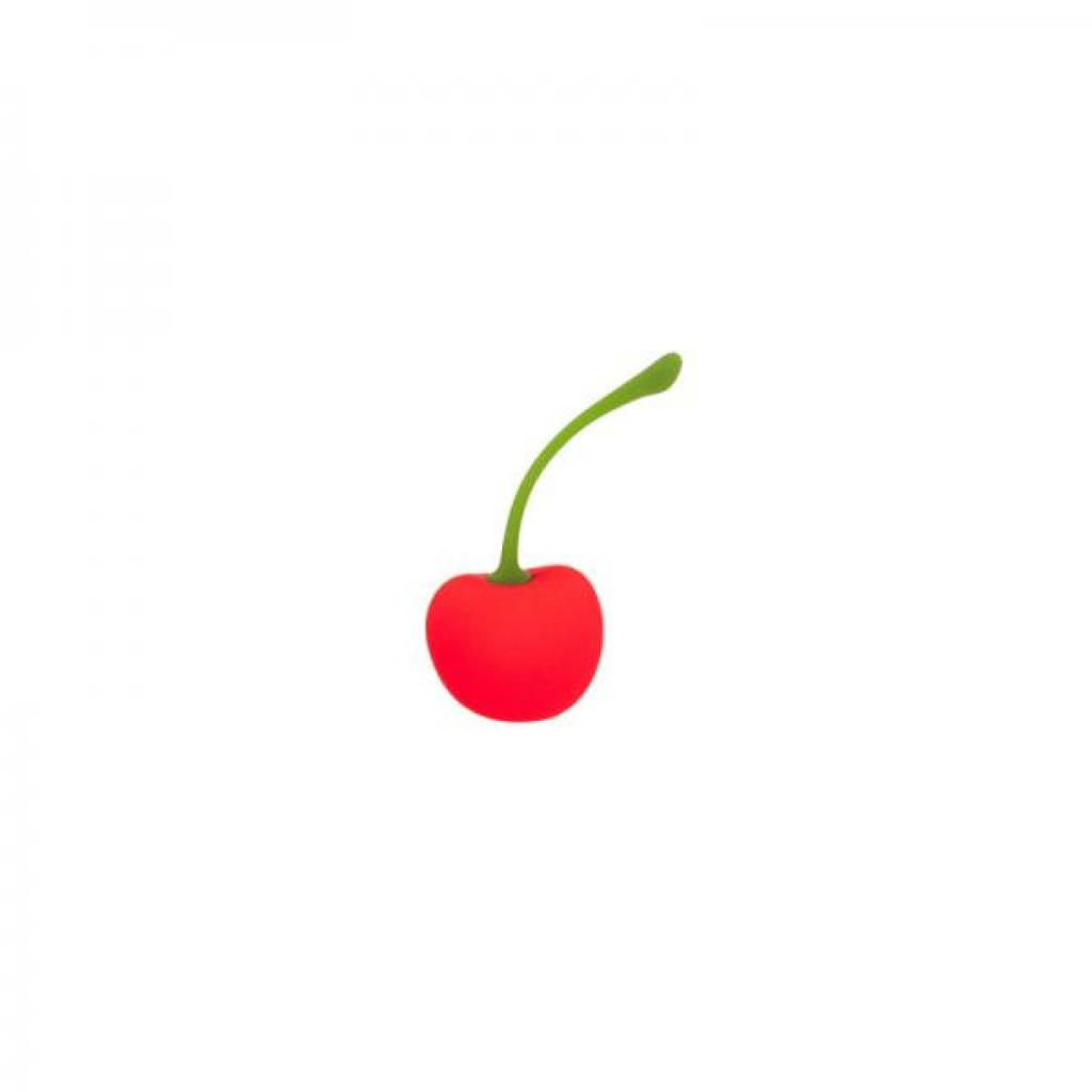 Cherry Emoji Vibrator - Red