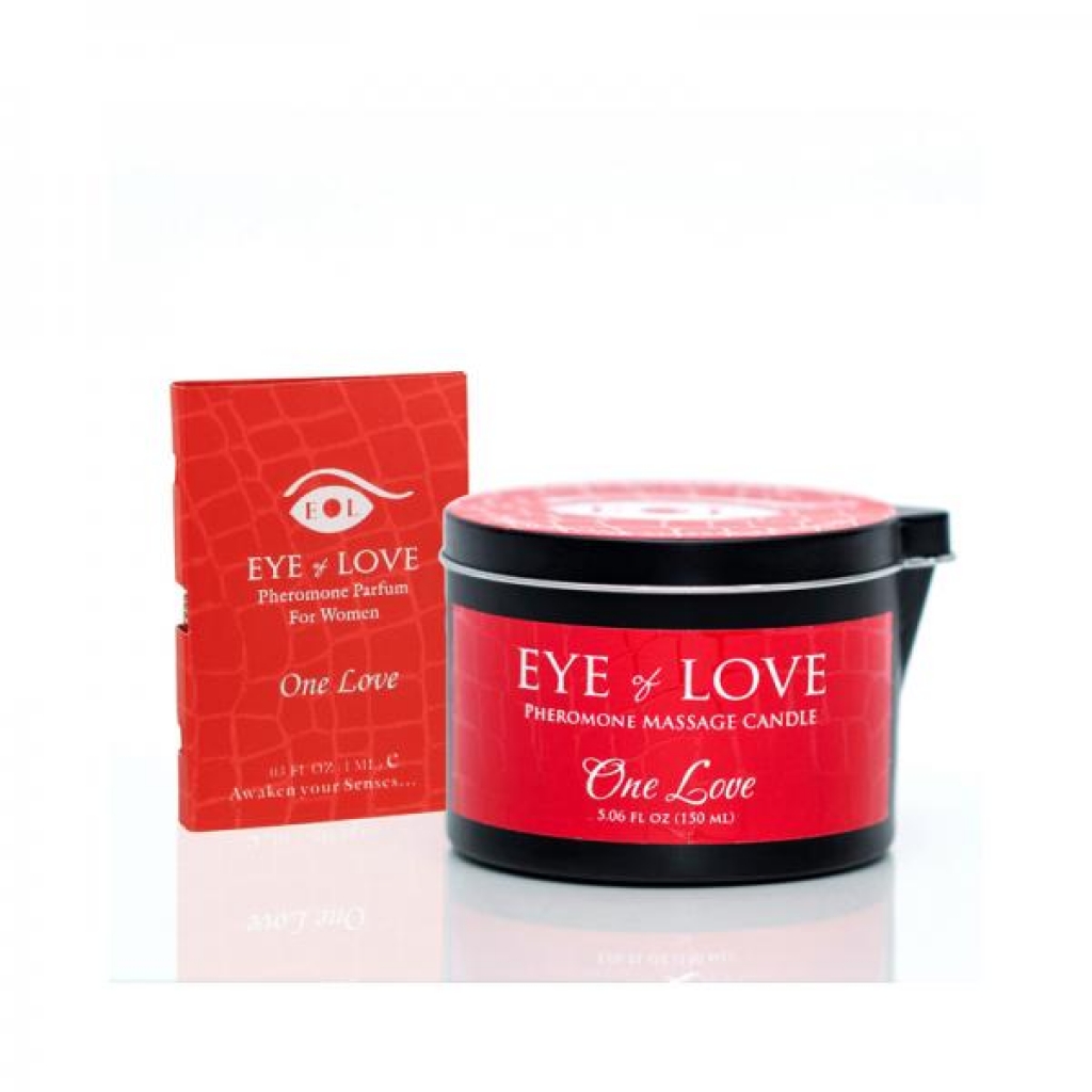 Eye Of Love One Love - Pheromone Massage Candle