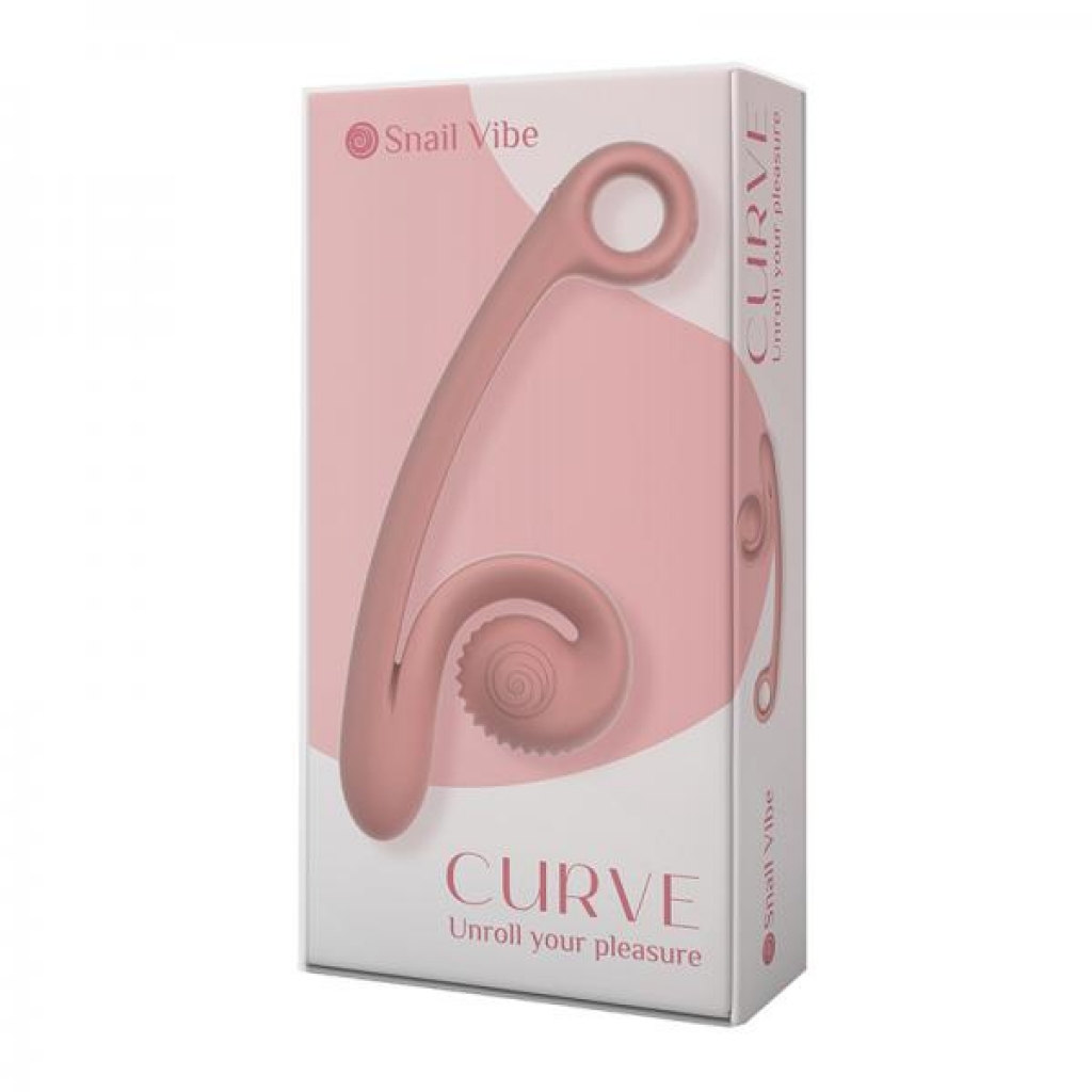 Snail Vibe Curve - Dual Stimulation Peach