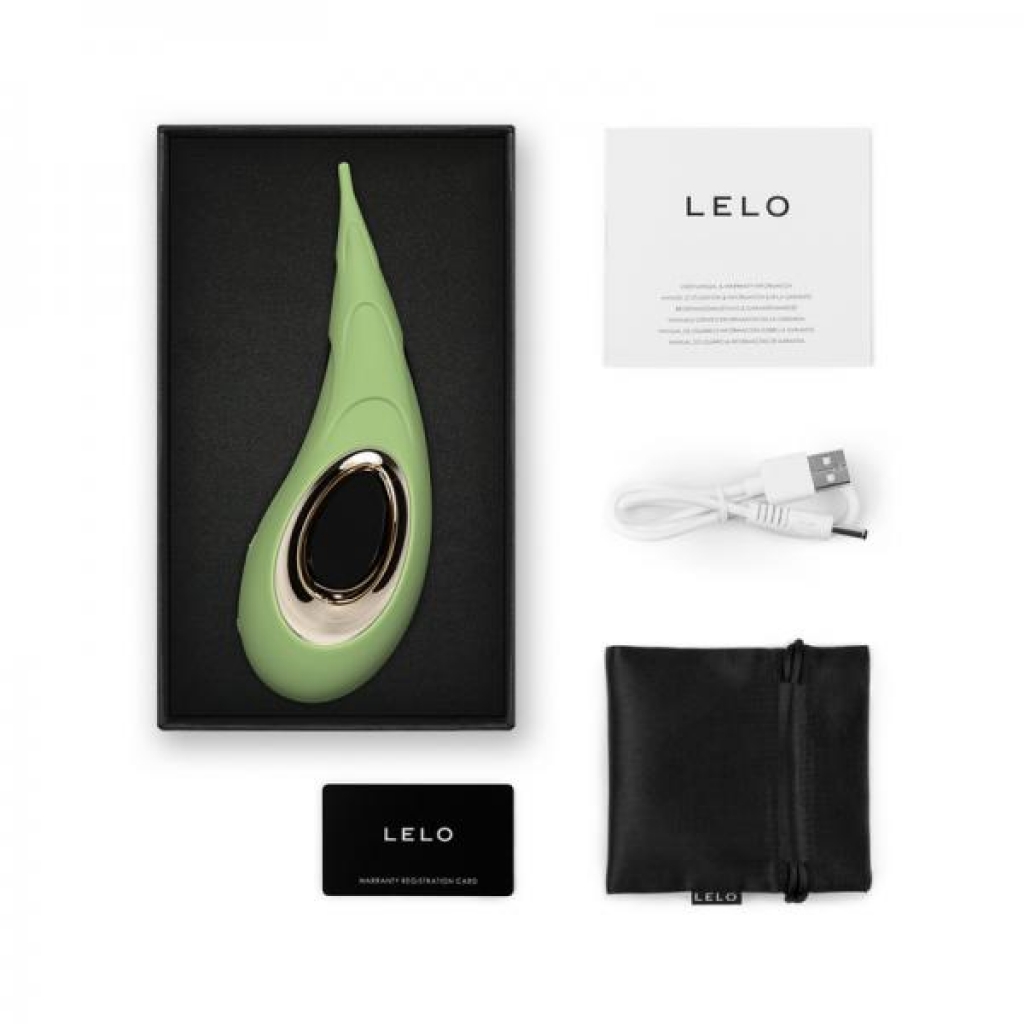 Lelo Dot Cruise Clitoral Vibrator - Pistachio Cream