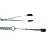 Adjustable Nipple Tweezer Clamps with Chain - Silver