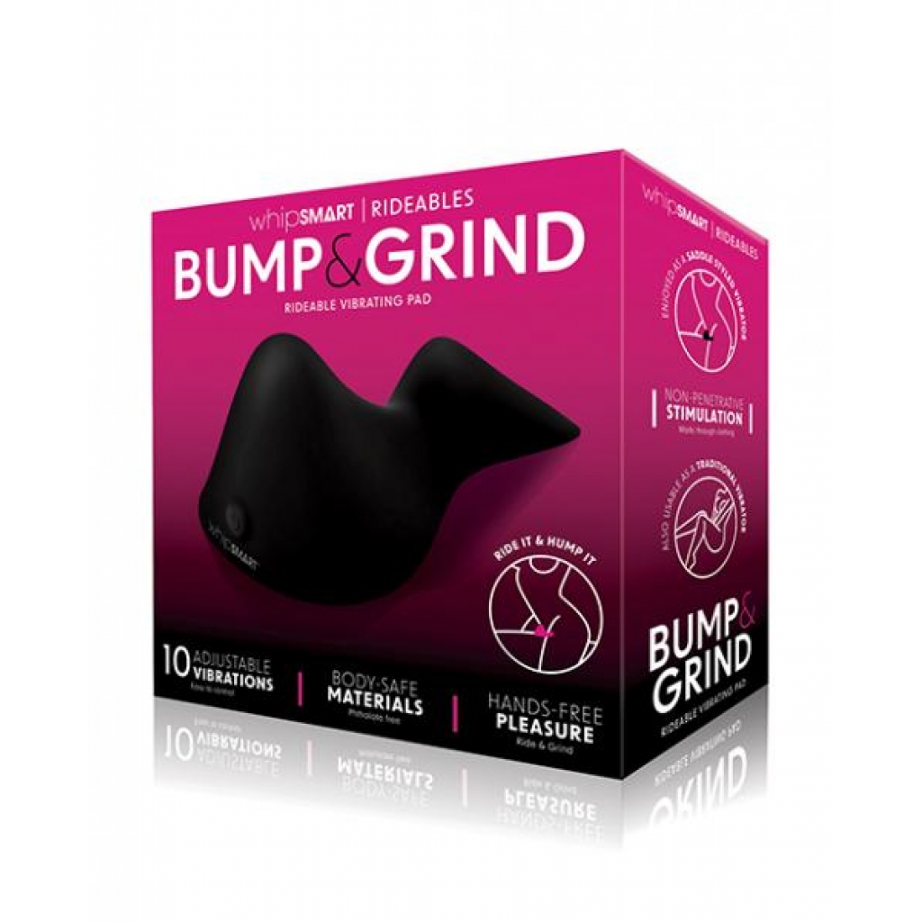 Whipsmart Rideables Bump & Grind Vibrating Pad - Black