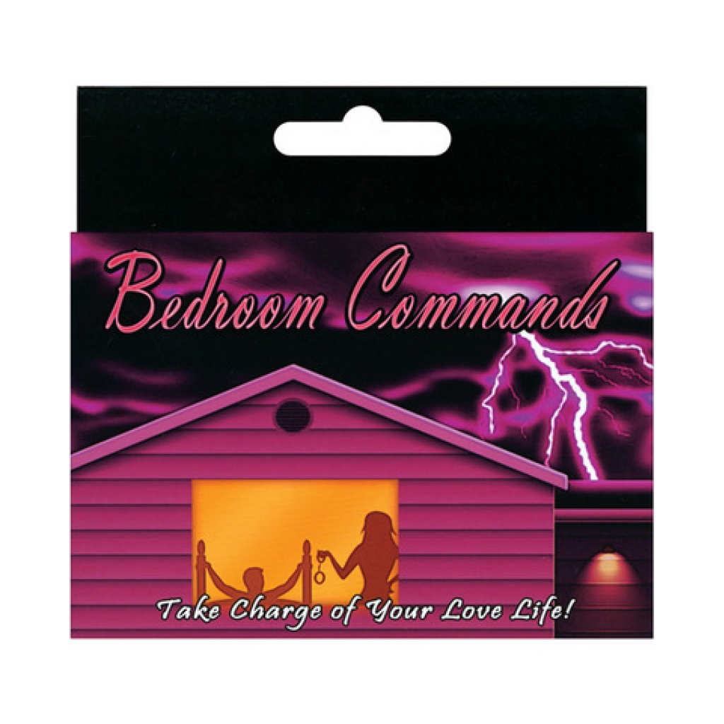 Bedroom Commands Card Game