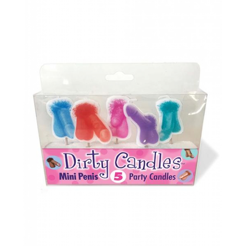 Mini Penis Dirty Candle Set of 5