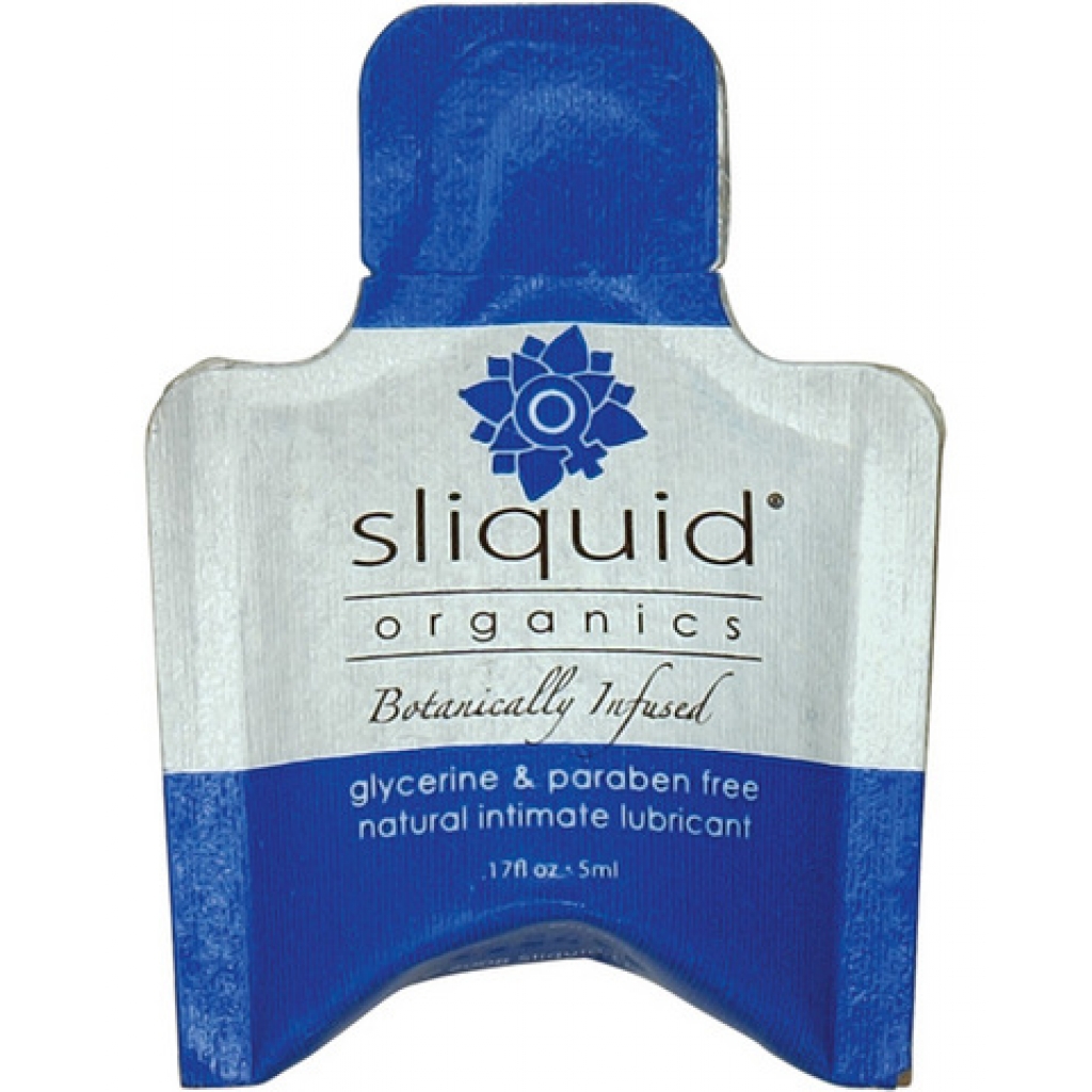 Sliquid Organics Natural Intimate Lubricant - 0.17 oz Pillow Pack