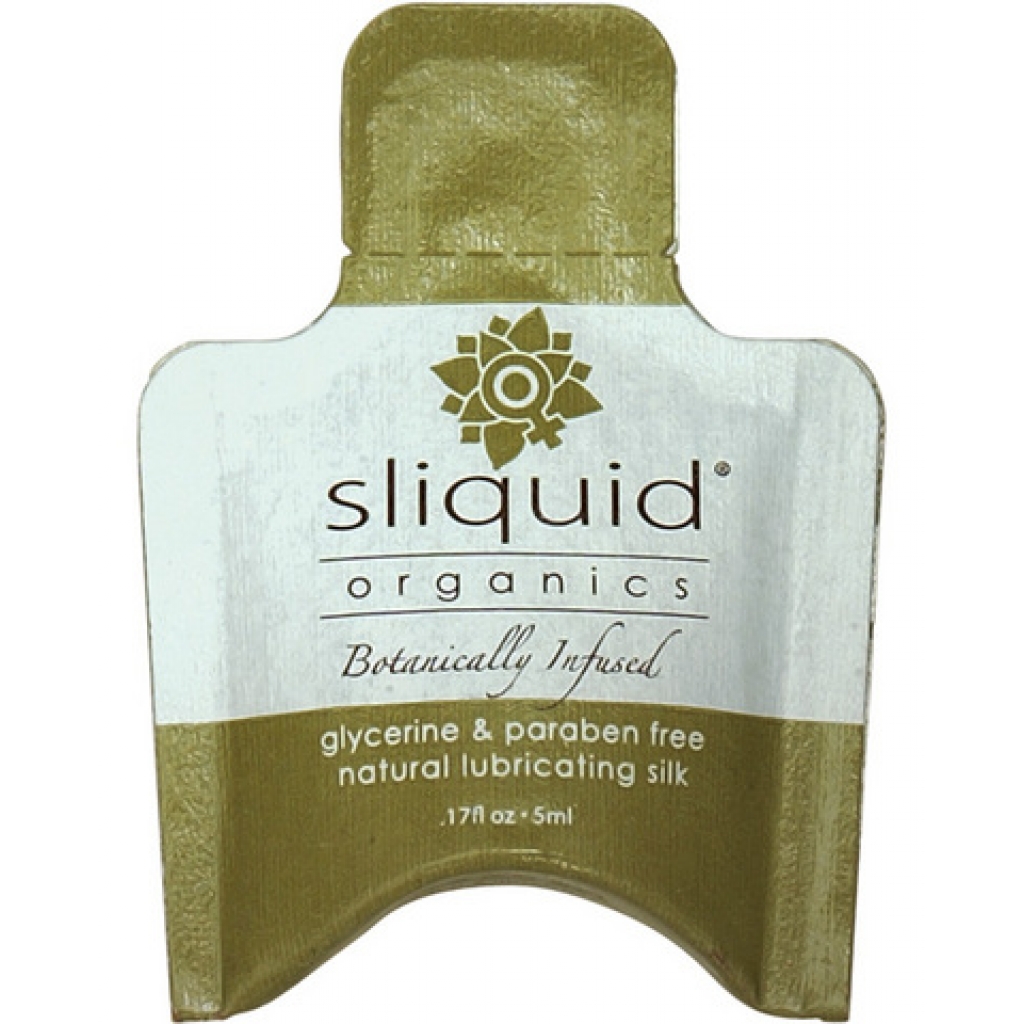 Sliquid Organics Silk Lubricant - .17 oz Pillow