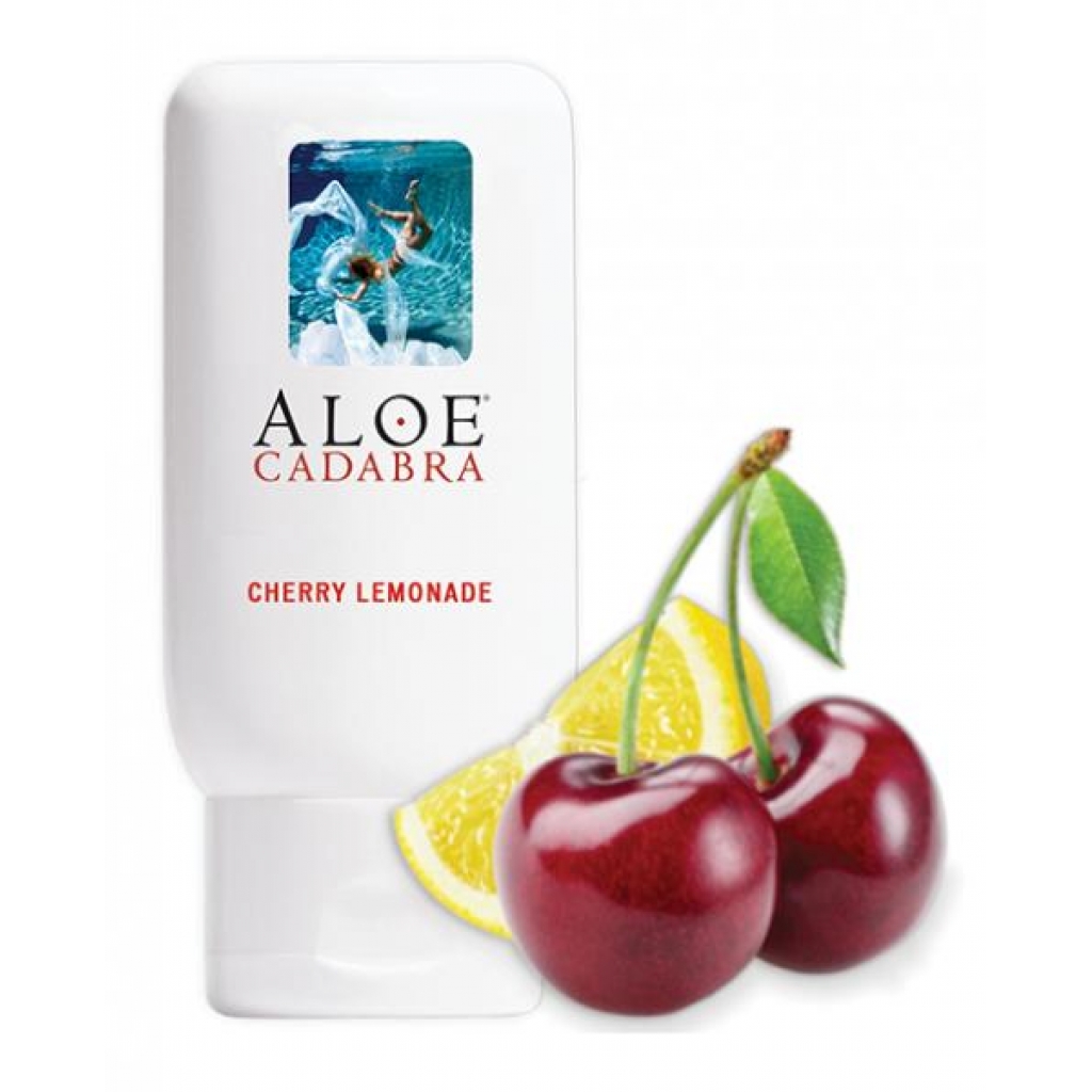 Aloe Cadabra Organic Lubricant - 2.5 Oz Bottle Cherry Lemonade