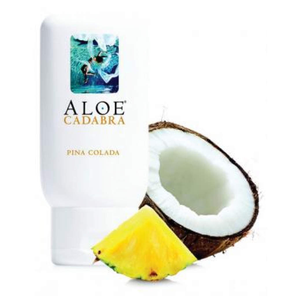 Aloe Cadabra Organic Lubricant - Pina Colada 2.5 oz Bottle