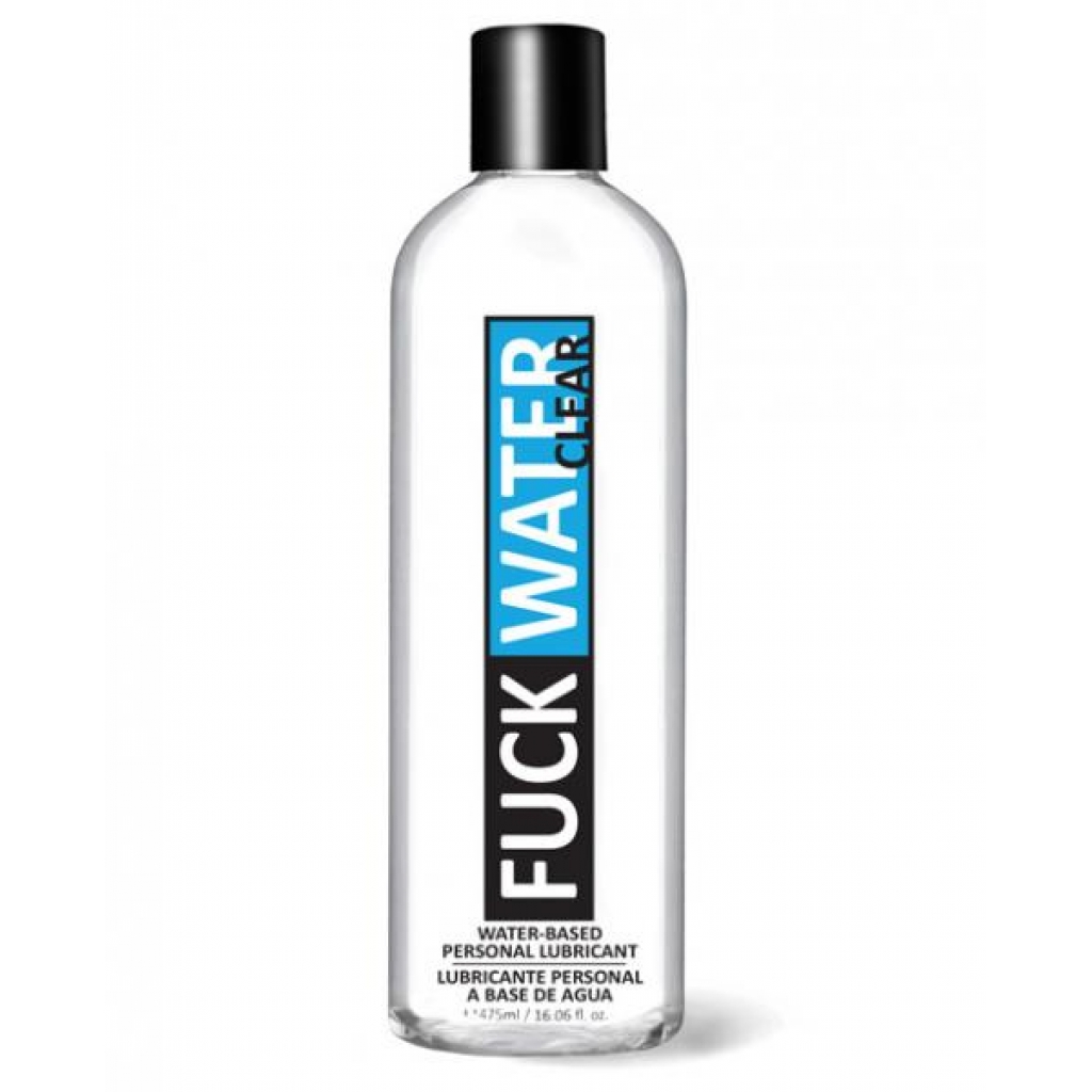 F*ck Water Clear H2O Water Based Lubricant - 16oz Bottle