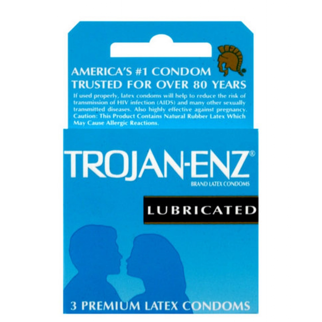 Trojan ENZ Lubricated Condoms - 3 Pack